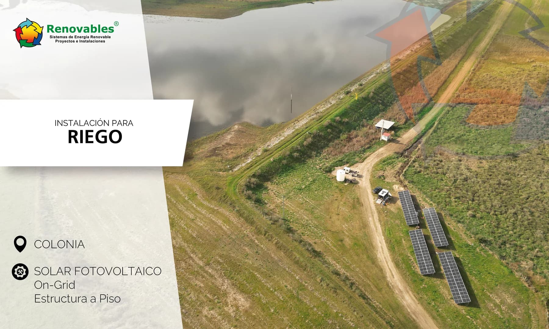 Generación solar para riego